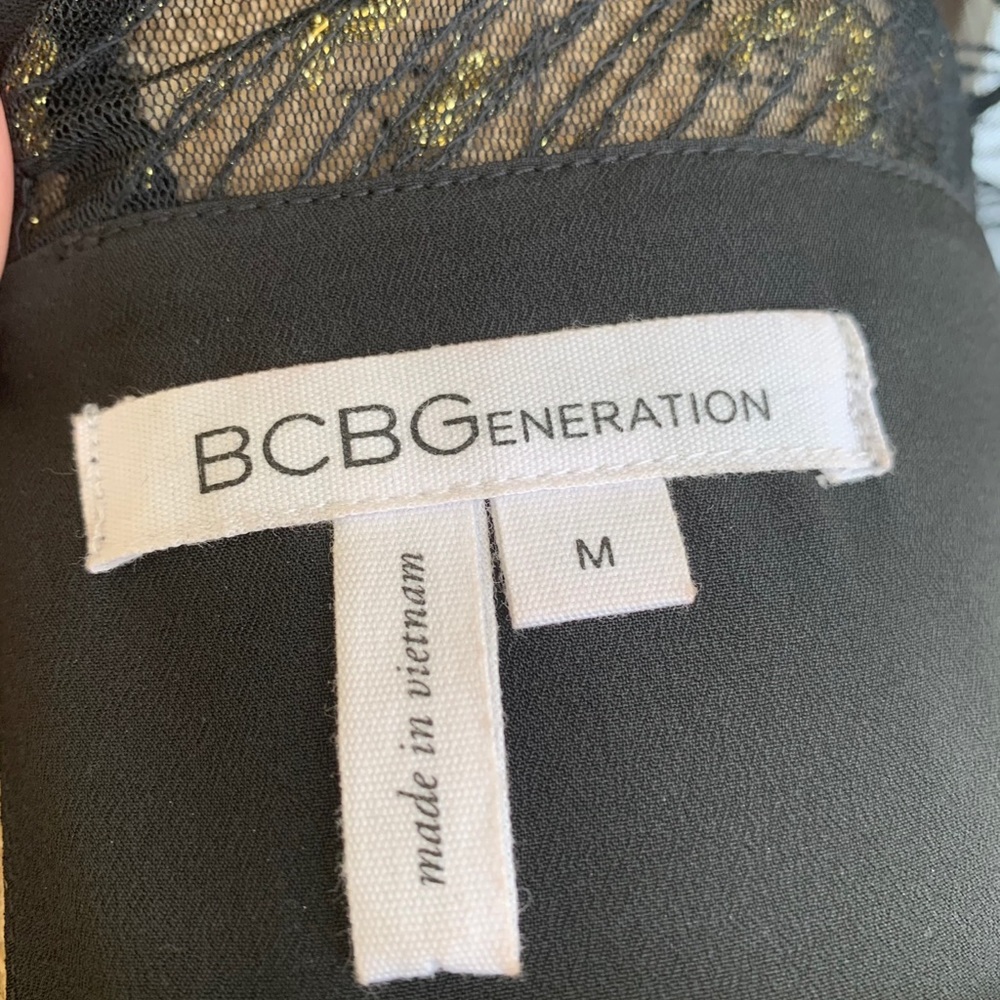 Bcbgeneration Black/Gold Romper - image 3